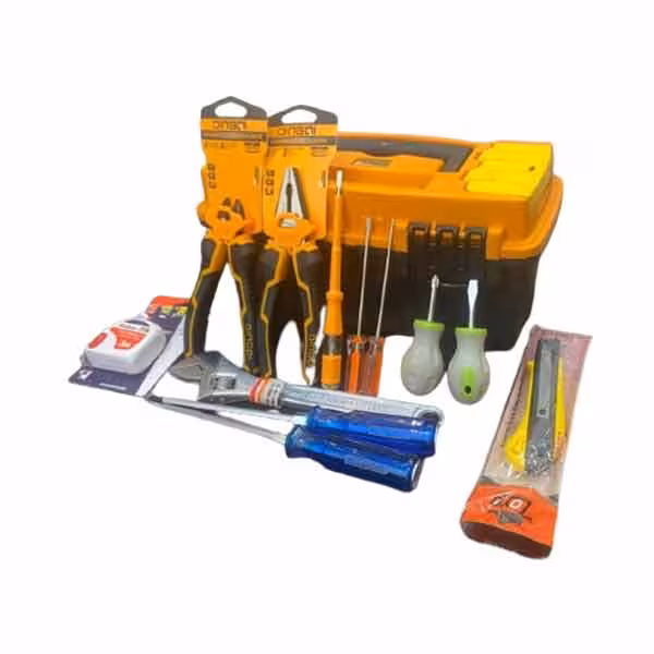 کیت ابزار خانگی اقتصادی 14 پارچه مدل KF-10014