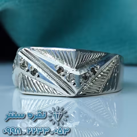 انگشتر نقره دست