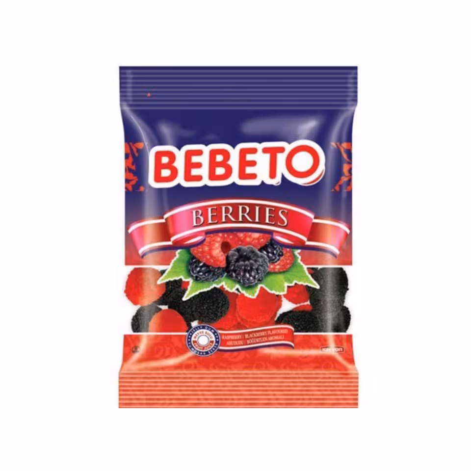 پاستیل ببتو تمشک 150 گرمی bebeto