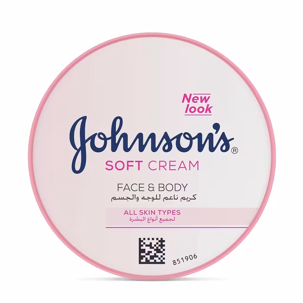 کرم نرمکننده جانسون سافت کرم صورت و بدن | Johnson Soft Cream Face & Body