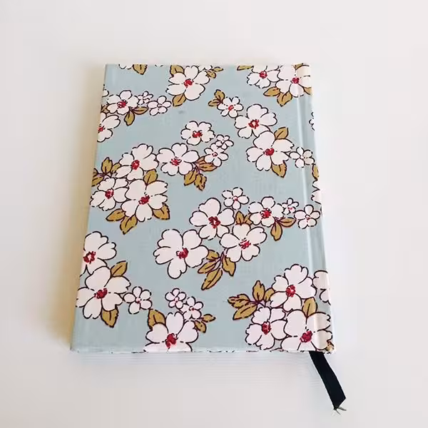 دفتر پارچه ای طرح جیبی ساده Fabric Handmade Notebook