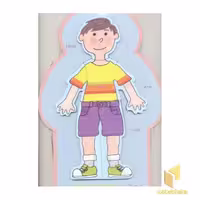 کتاب پازل شش تیکه آشنایی با اندام اثر نشر دهکده