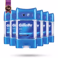 6 عدد دئودورانت ژلی ضدتعریق مردانه ژیلت Gillette مدل خنک‌کننده Cool Wave حجم 70 میلی‌ لیتر (اورجینال)