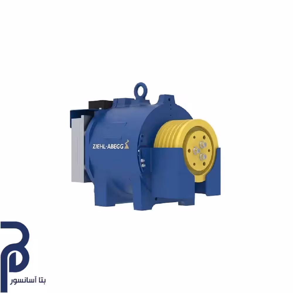 موتور گیرلس زیلابگSM200.60B-20  توان10.7KW سرعت1M/S