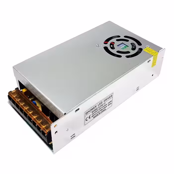 آداپتور سوئیچینگ 12 ولت 20 آمپر مدل S-240-12 | کالا مکس