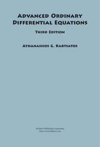 خرید و دانلود نسخه کامل کتاب Advanced Ordinary Differential Equations