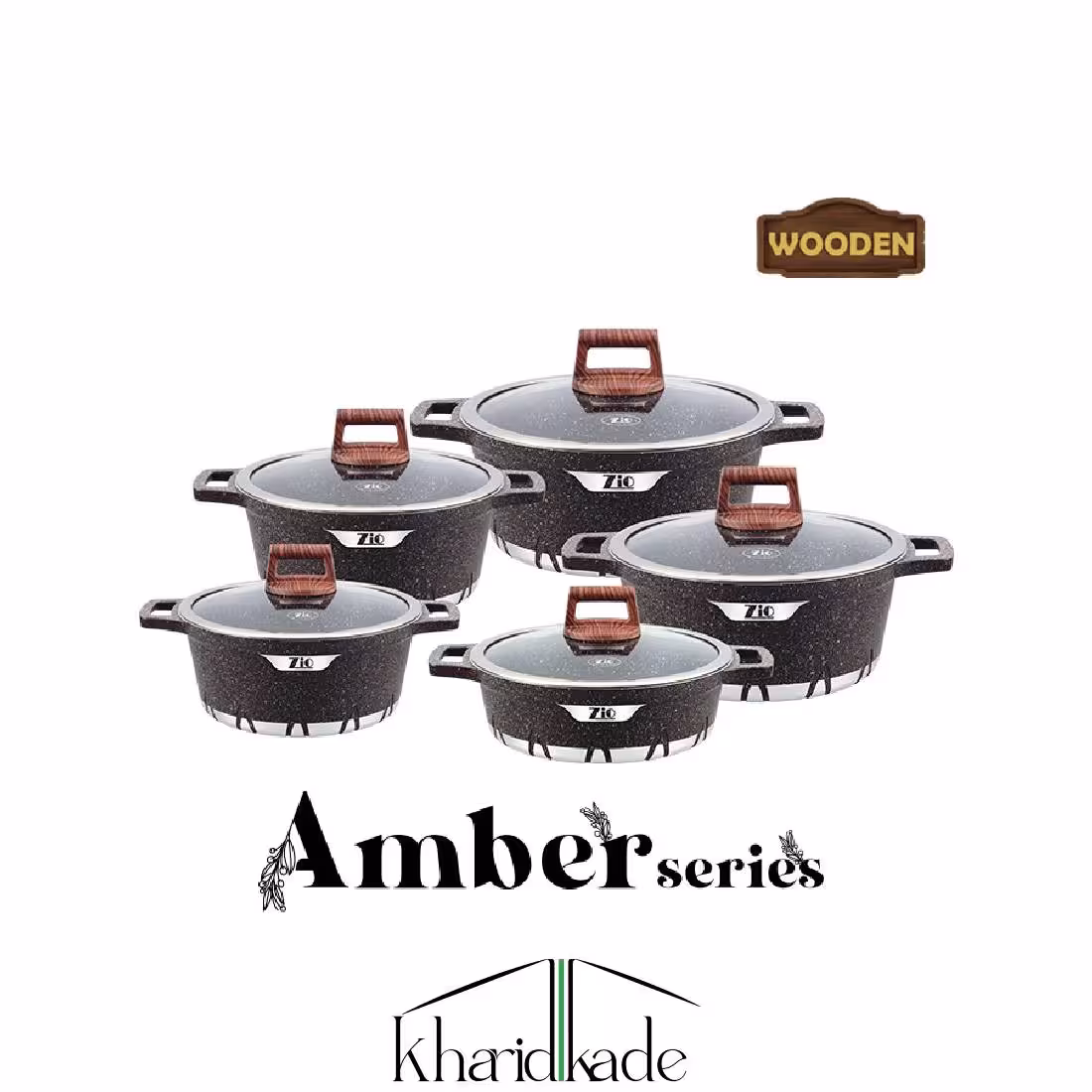 سرویس قابلمه 10پارچه گرانیتی زیو مدل Z-7140