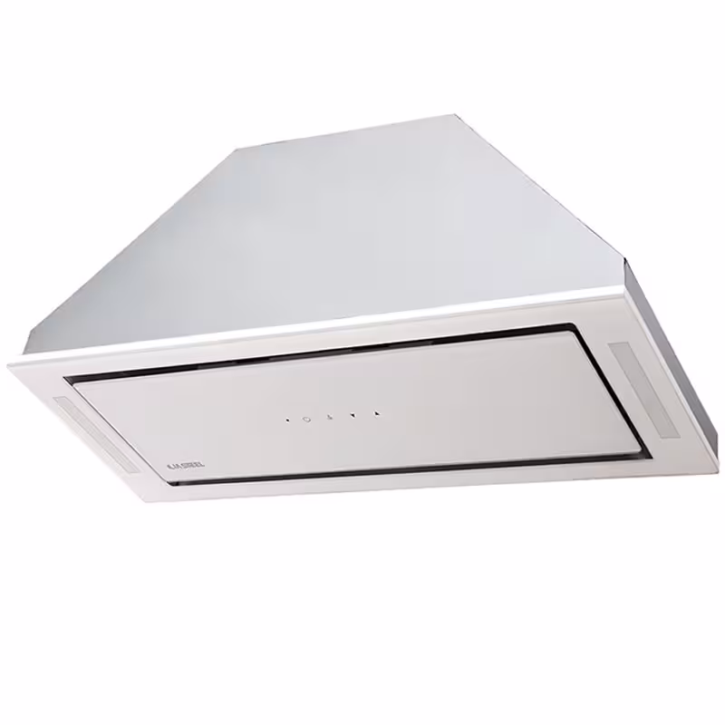 هود ایلیا استیل مدل دیبا سفید