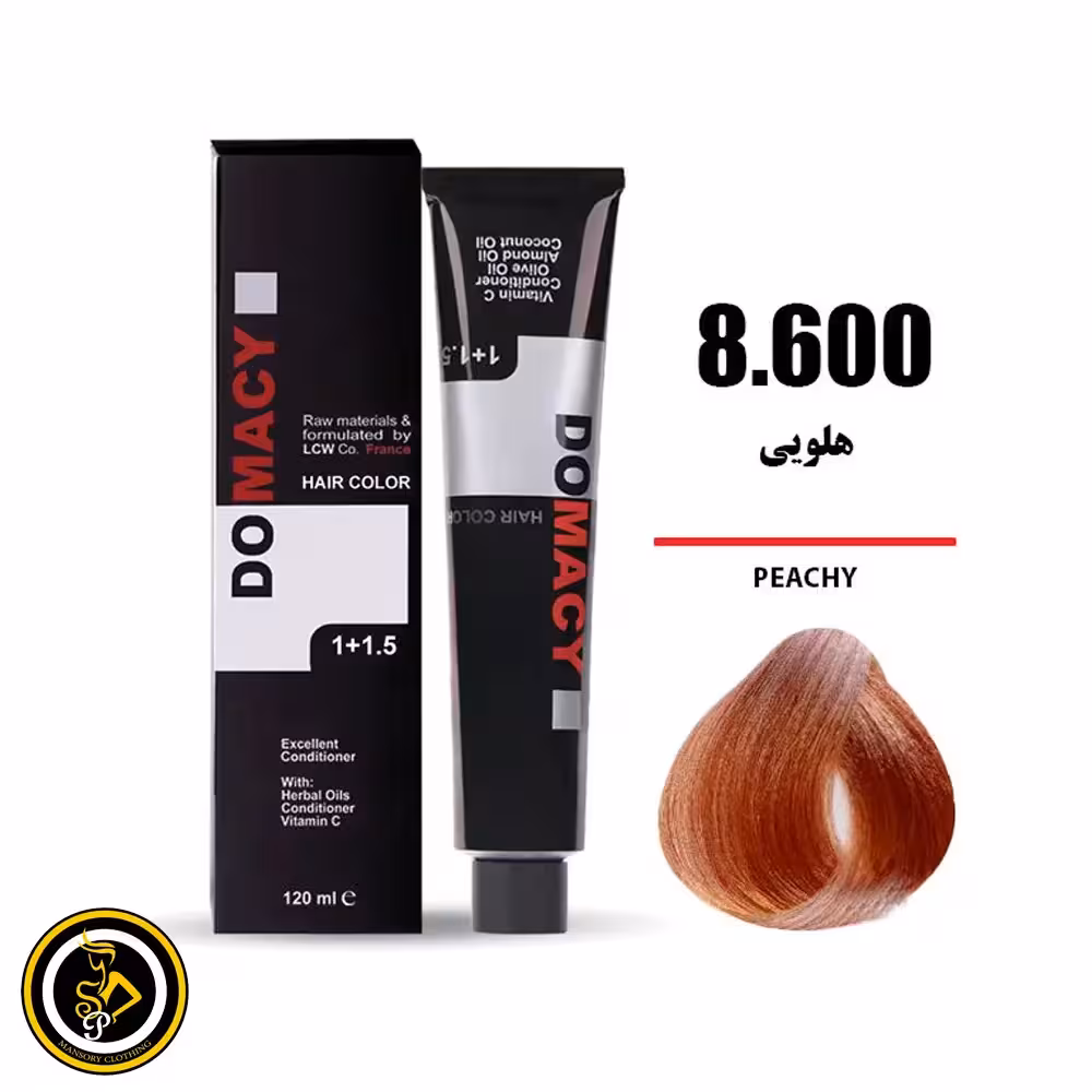 رنگ مو هلویی دوماسی شماره 8.600