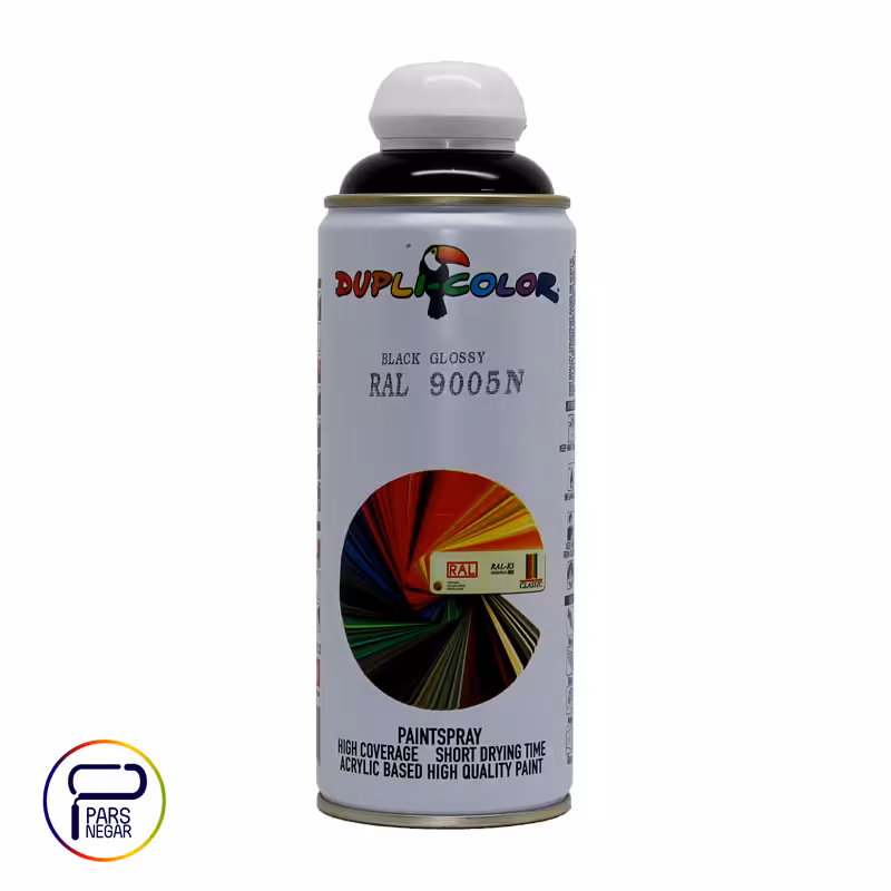 اسپری دوپلی کالر مشکی براق رال 9005