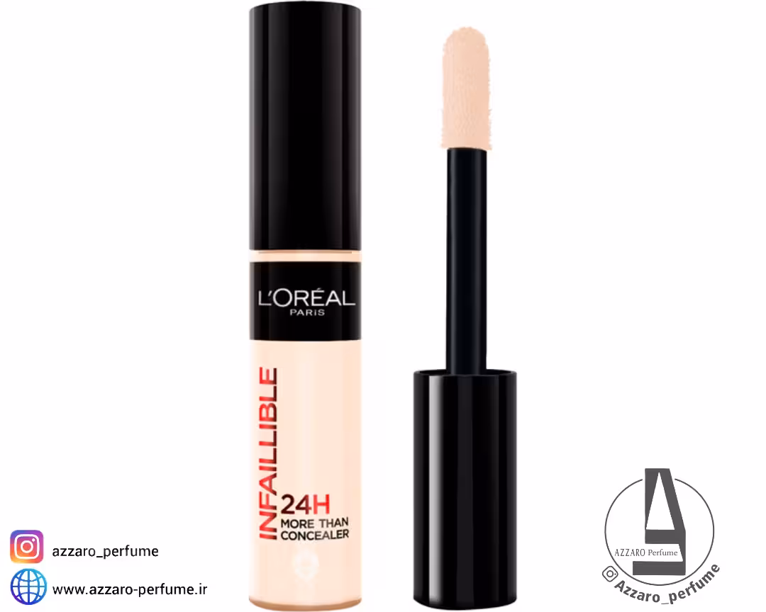 کانسیلر مایع لورآل LOreal سری INFAILLIBLE شماره 324 رنگ OATMEAL/AVOINE حجم 11 میل