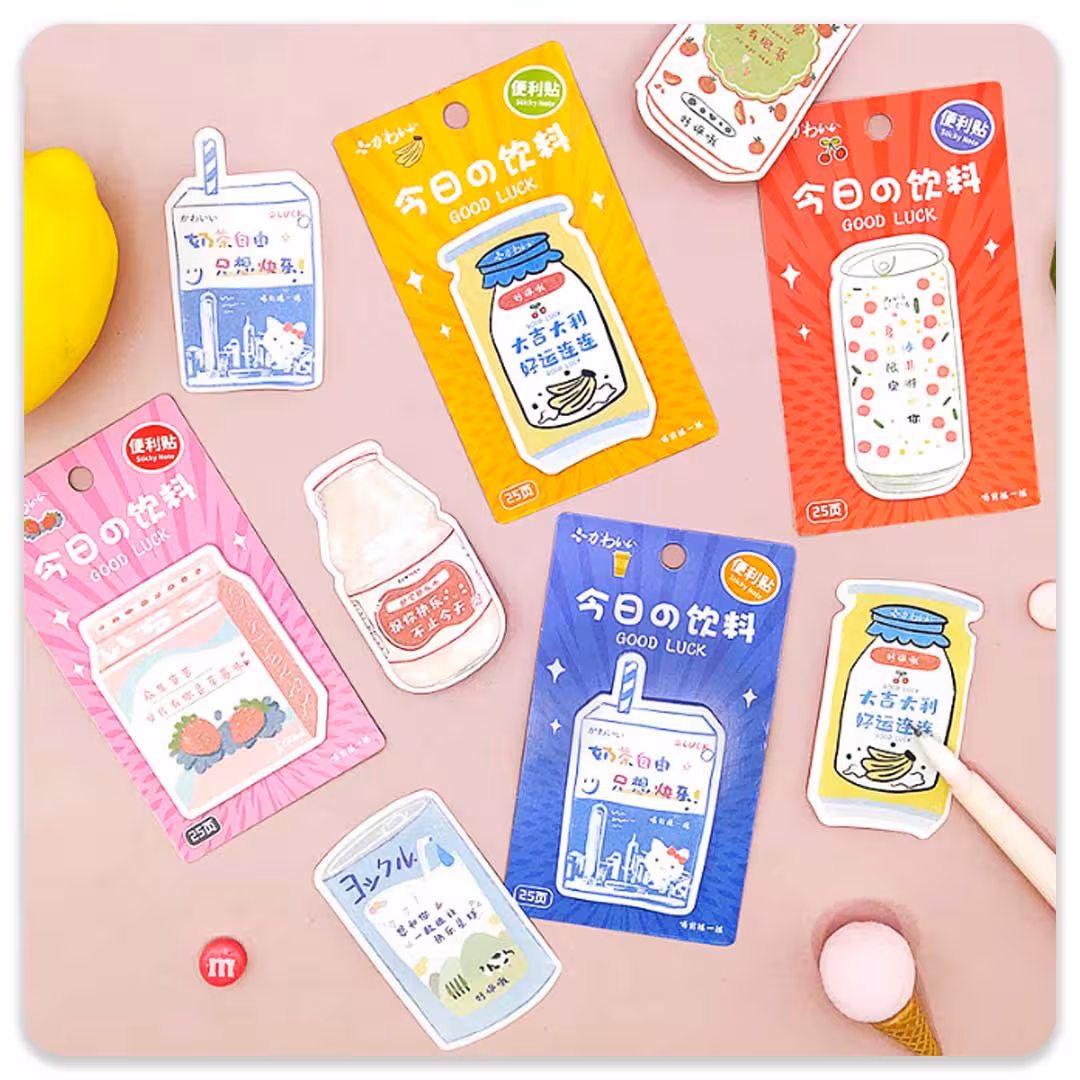 استیکر طرح آبمیوه سری اول