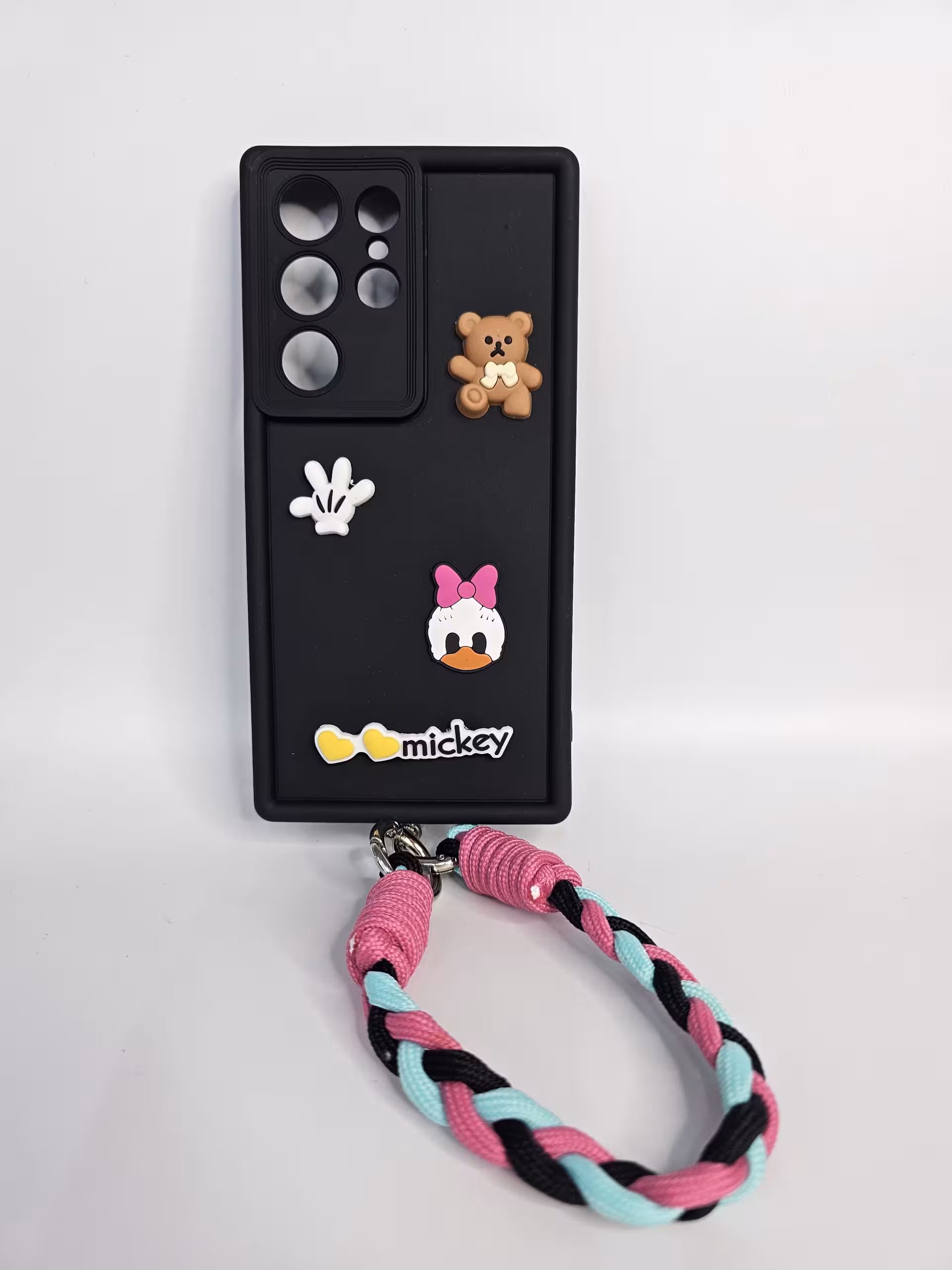 گارد عروسکی بند دار سامسونگ S23 ULTRA مشکی