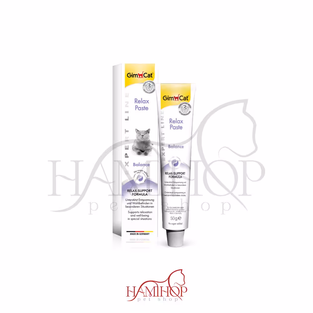 خمیر ضد استرس و آرامبخش گربه جیم کت وزن 50 گرم – GimCat Paste Relax