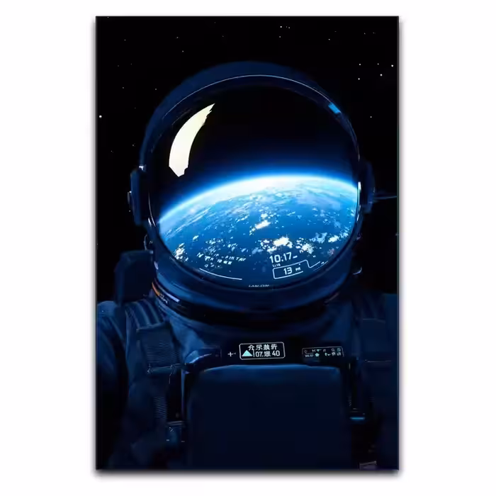 تابلو فضانورد مدل هنری