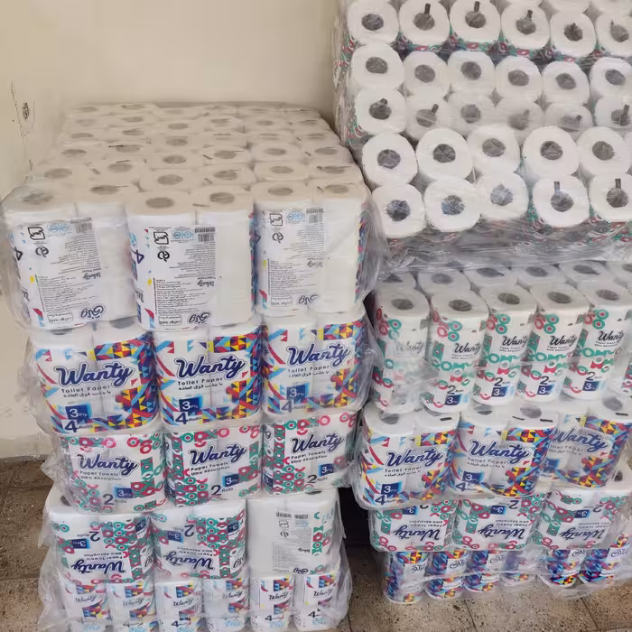 دستمال حوله ای فوق جاذب پک 4عددی برند ونتی 3لایه ارسال رایگان 