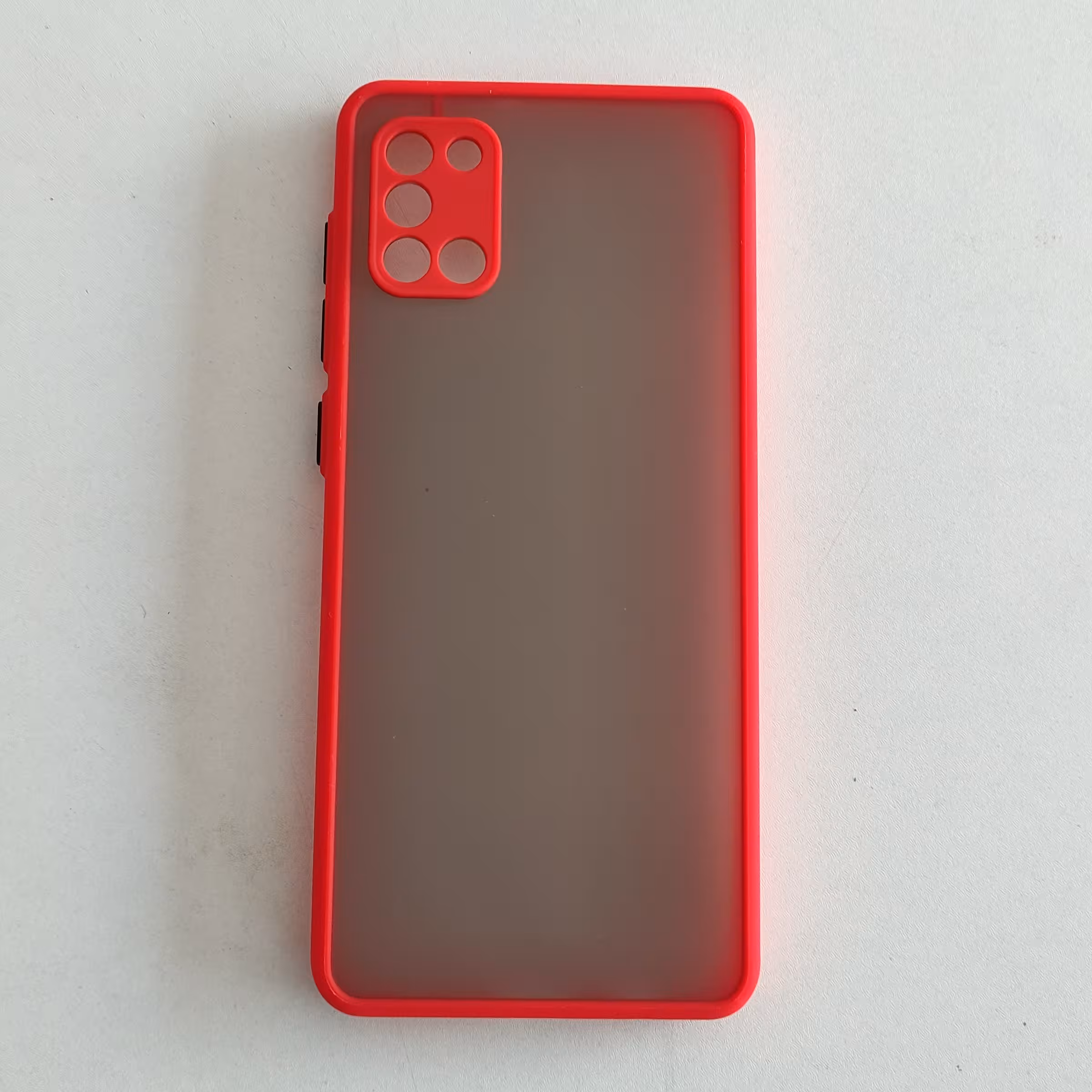 گارد پشت مات محافظ لنز دار سامسونگ A31 محافظ لنز دار