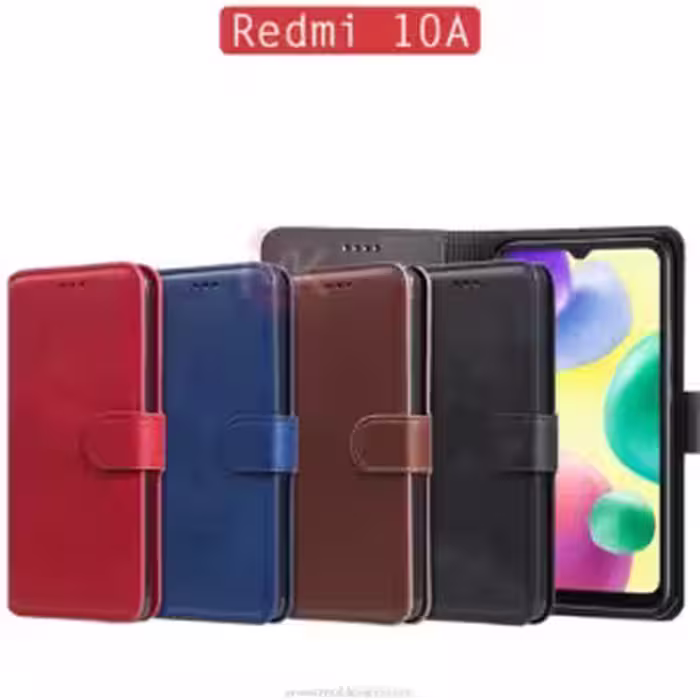 کیف محافظ چرم شیائومی Flip Folio Leather Cover | Redmi 10A