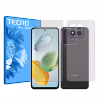 محافظ صفحه نمایش شفاف تکنو مدل Resistant‌ مناسب برای گوشی موبایل آنر X7c به همراه محافظ پشت گوشی