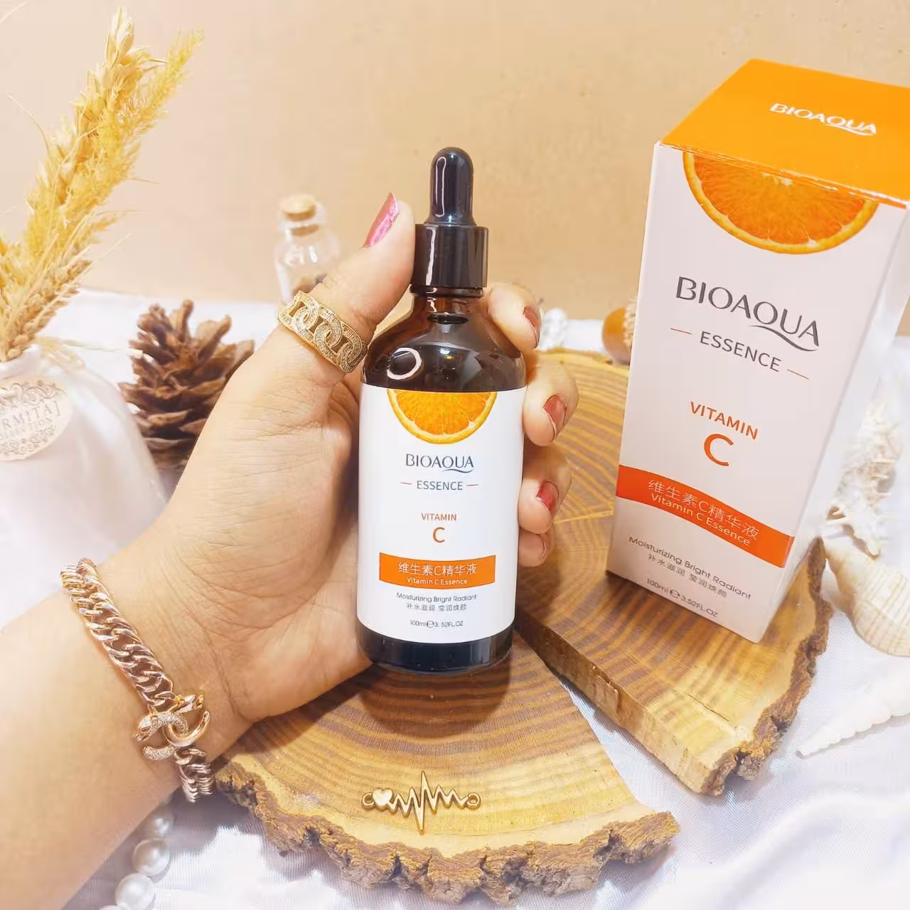 سرم ویتامین سی بیوآکوا BIOAQUA اصلی شفاف کننده 