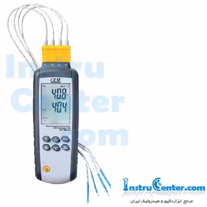 ترمومتر تماسی با ترموکوپل نوع K و نوع J مدل DT-3891G ساخت CEM