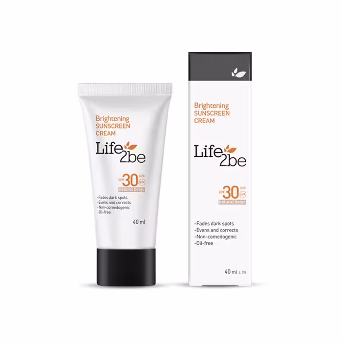 ضدآفتاب رنگی SPF30 لایف توبی رنگ natural beige
