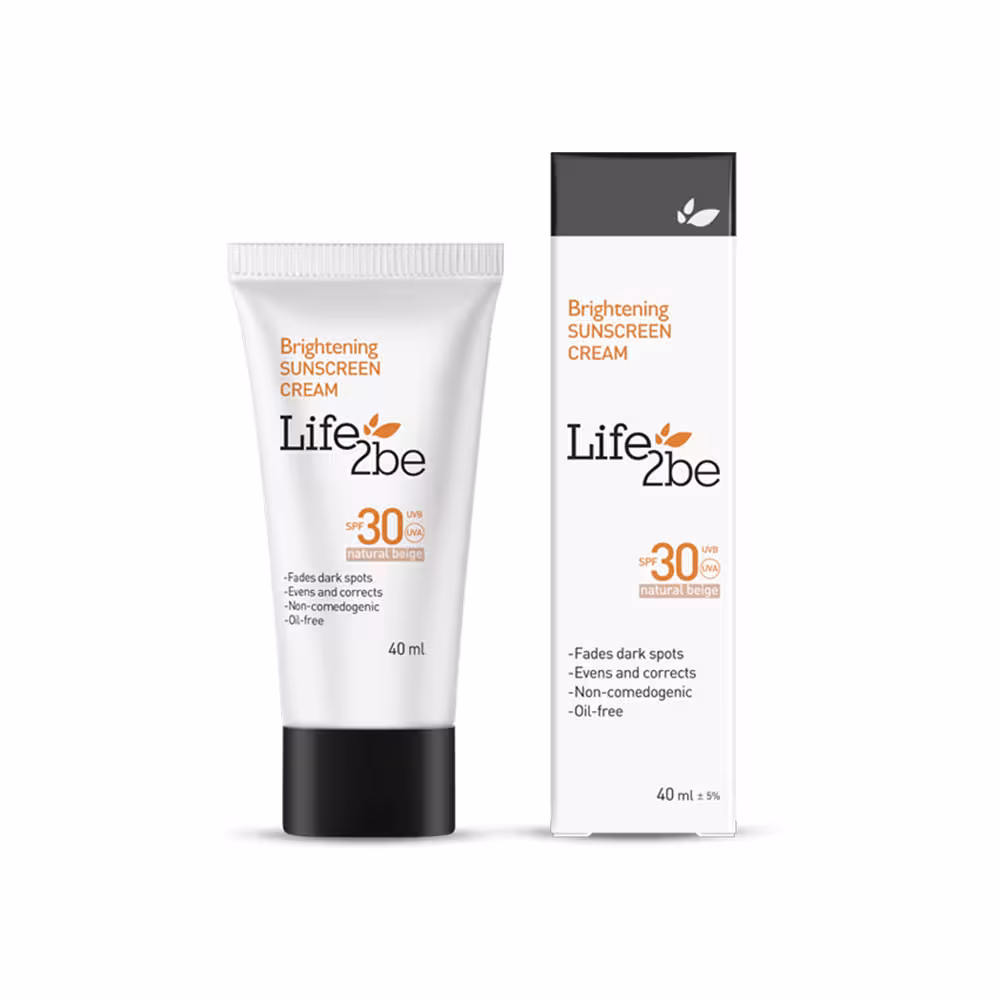 ضدآفتاب رنگی SPF30 لایف توبی رنگ natural beige