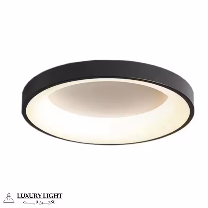 لوستر چسبیده به سقف مدرن اس ام دی خور مدل رینگو ریموت دار