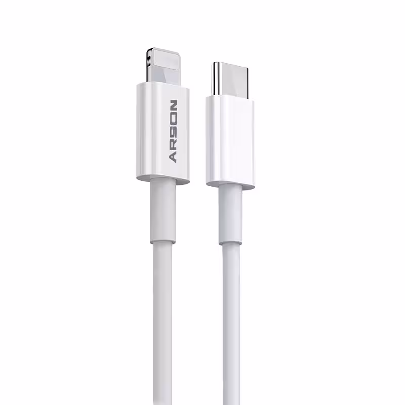 کابل تبدیل USB-C به لایتنینگ آرسون مدل AN-100 طول 1 متر

