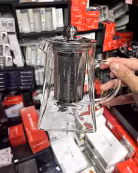 قوری پیرکس کف مربع 950 میلی لیتر