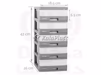 مینی فایل 5 طبقه دل آسا مدل D123-A5-GG5