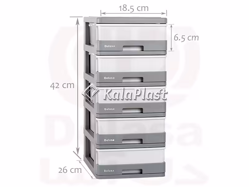 مینی فایل 5 طبقه دل آسا مدل D123-A5-GG5