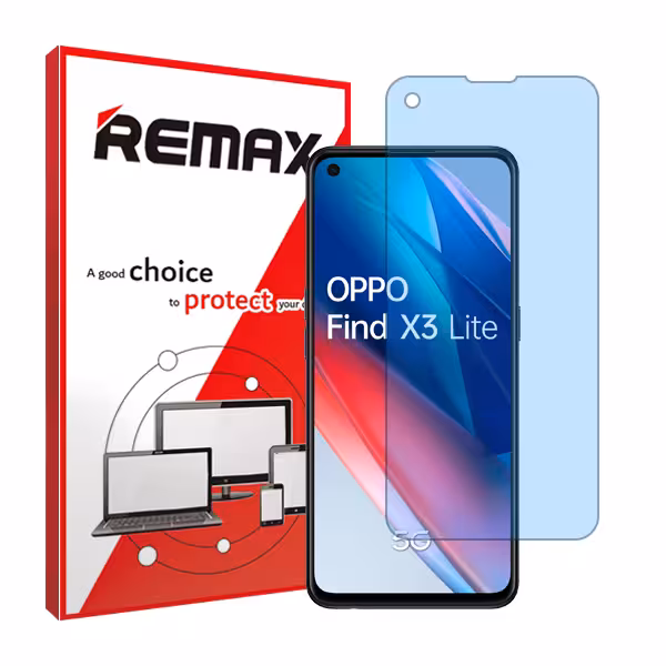 گلس اوپو Find X3 Lite مدل هیدروژلی آنتی بلو برند ریمکس کد S