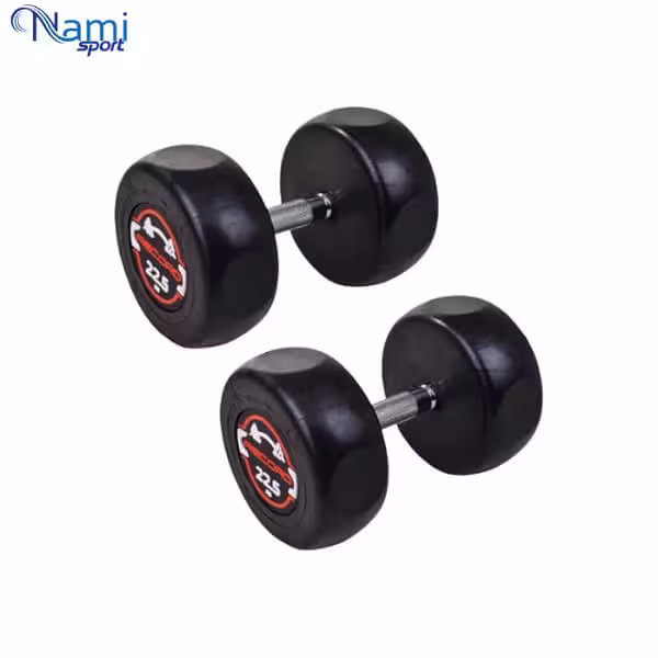 دمبل گرد وزن 22.5 کیلوگرم round dumbbell