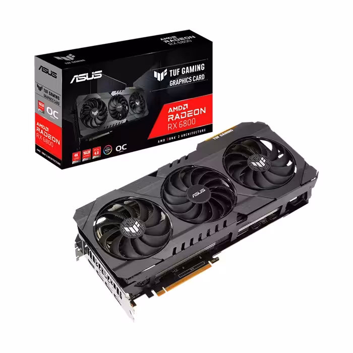 کارت گرافیک ایسوس TUF Gaming AMD Radeon RX 6800 16GB OC Edition
