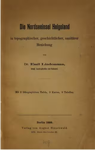 خرید و دانلود نسخه کامل کتاب Die Nordseeinsel Gelgoland in topographischer, geschichtlicher, sanitärer Beziehung