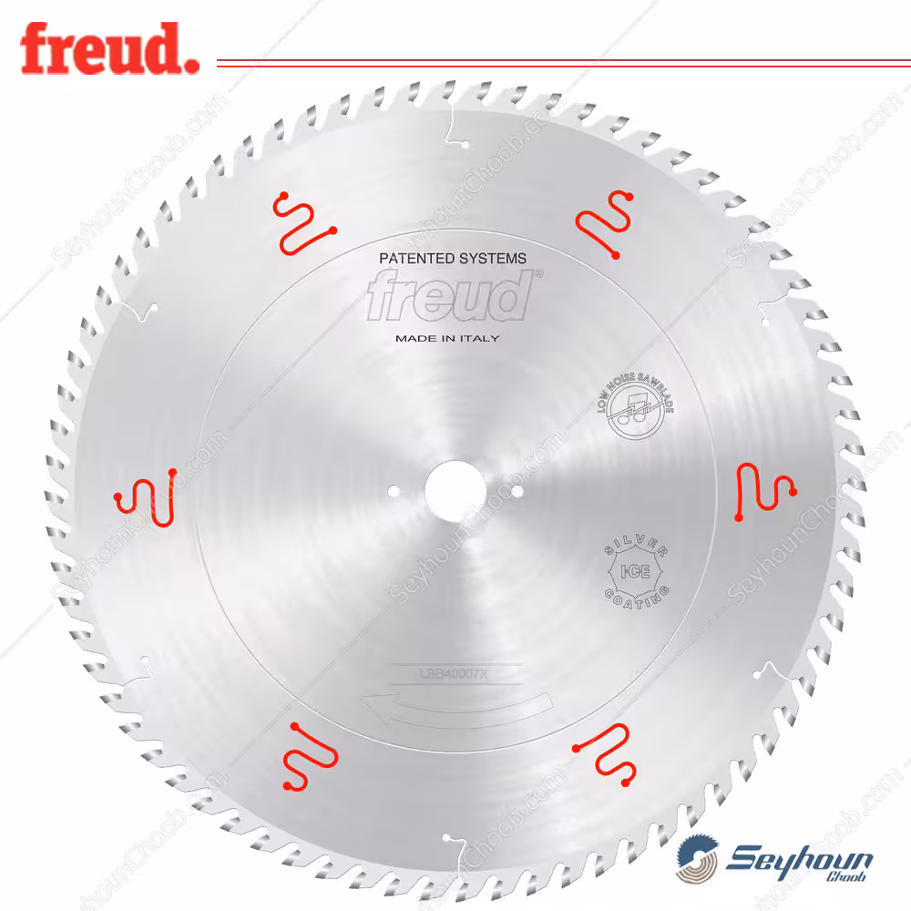 تیغ اره الماسه پانل بر قطر 40 سانتی متری 72 دندانه فرود مدل FREUD LSB40007X