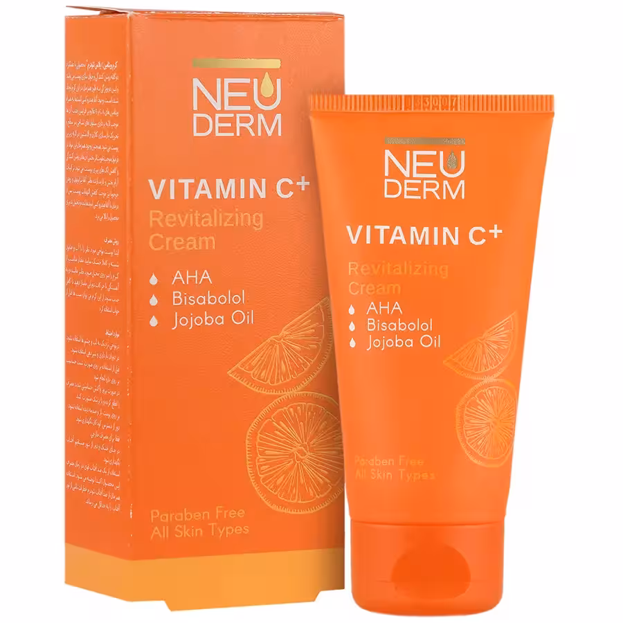 کرم روشن کننده ویتامین سی پلاس نئودرم حجم 50 میلی لیتر