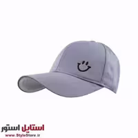 کلاه کپ پسرانه مدل Smile کد 1590 رنگ طوسی (اوت لت)