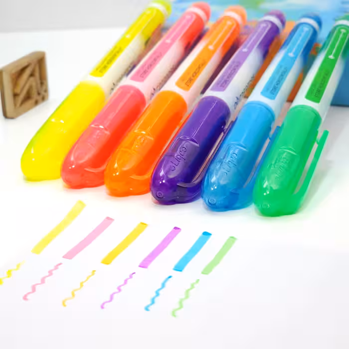 ماژیک هایلایتر نئونی قلمی با جوهر مایع سی کلاس CREATORS CLASS (C Class) Liquid (Liqeo) highlighter Classic H 3129