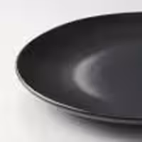 بشقاب 26cm مشکی ایکیا مدل Ikea FARGKLAR 004.797.13