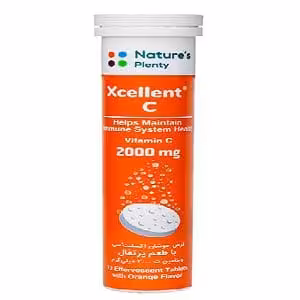 قرص جوشان اکسلنت C 2000 میلی گرم نیچرز پلنتی 13 عدد