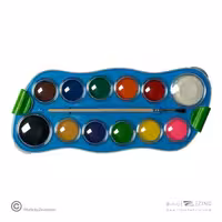 آبرنگ12رنگ همراه با قلمو اسکول فنز کد92422