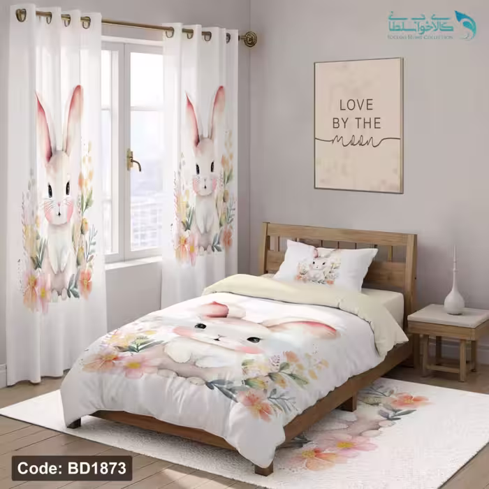 روتختی طرح خرگوشی یکنفره کد BD1873