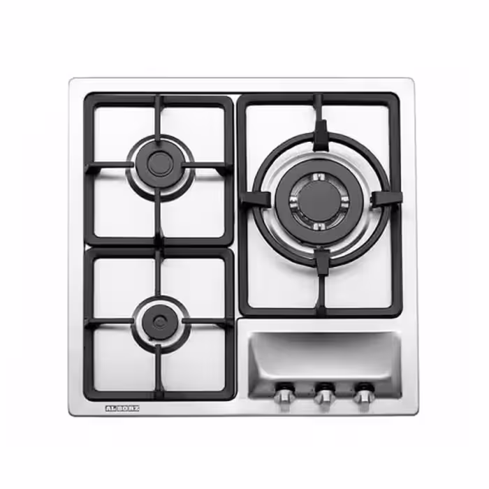 جاق گاز استیل رومیزی استیل البرز S-3551 i