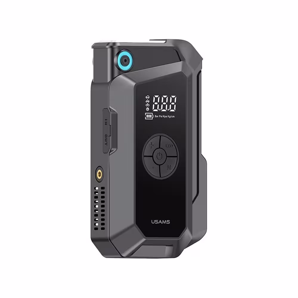 پاور بانک، پمپ باد و جامپ استارتر یوسمز مدل Usams ZB287 2in1 car jump starter