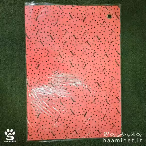 مت نانو مخصوص ظرف آب و غذا رنگ صورتی سگ و گربه