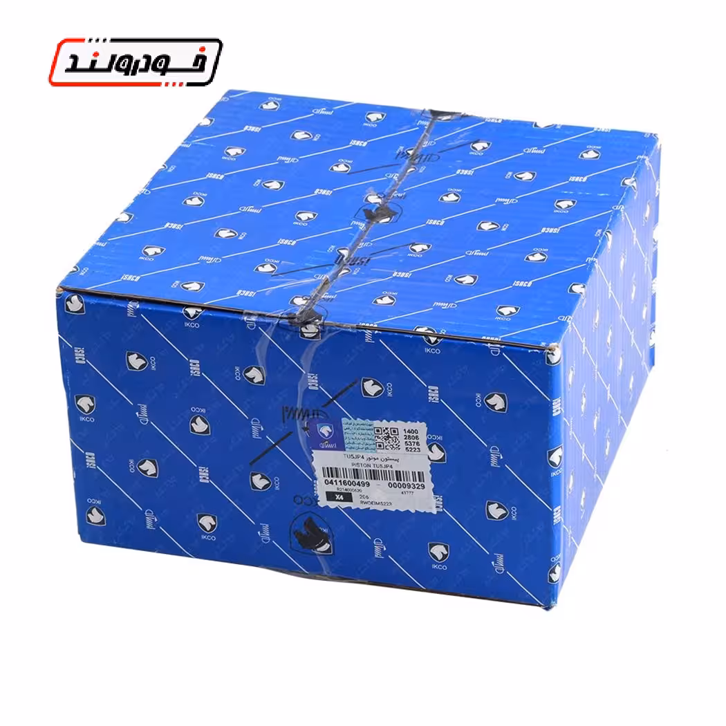 پیستون موتور TU5JP4 – 206/207 ایساکو (0411600499) بسته 4 عددی