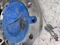 فلنج گلودار 6  اینچ  ریس فیس رده 40 کلاس 300  5.A/SA 182/F304L B16  فابریک