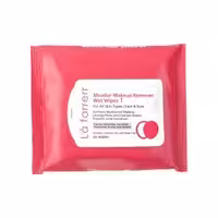 دستمال مرطوب پاک کننده آرایش لافارر کد 1 بسته 20 عددی